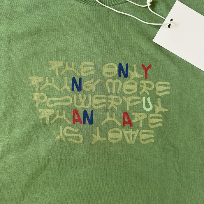 Zara X Bad Bunny Benito Antonio T-Shirt Verde Cropped Fit - NOVA Tamanho S