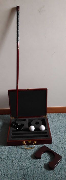 Caixa e kit prática de golfe - Artigo VINTAGE.