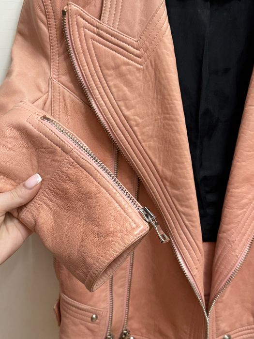 Balmain Paris шкіряна косуха, 100% lambskin