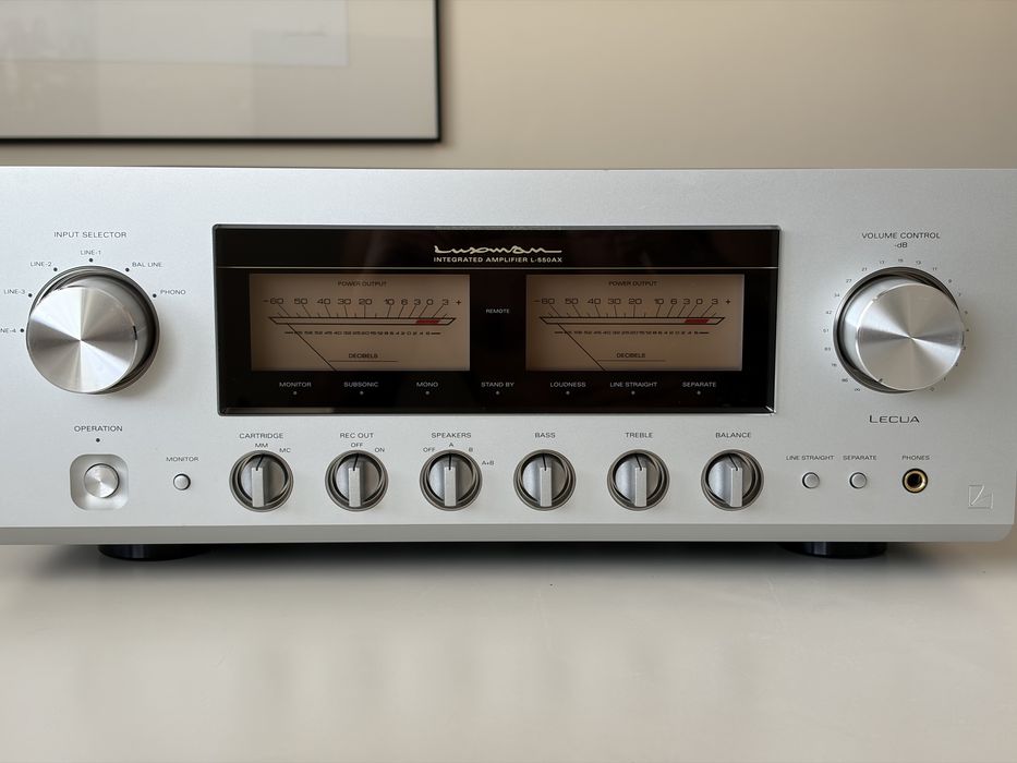 Amplificador LUXMAN L-550AX, como novo