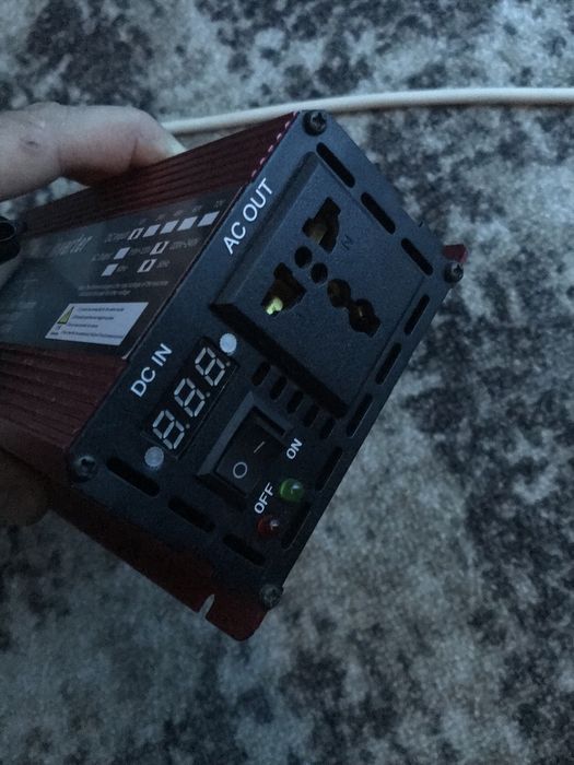 Інвертор перетворювач 12-220в 800/1600Вт чистий синус