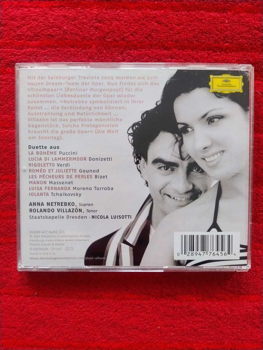 CD Netrebko & Villazon - Duets (Deutsche Grammophon)