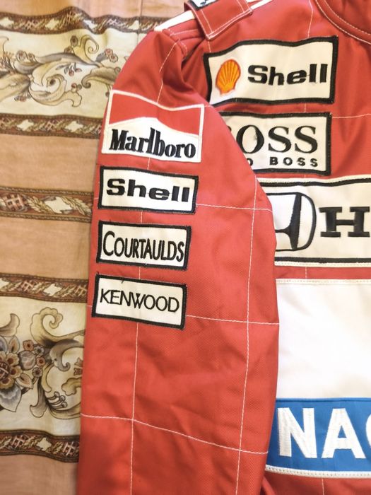 Kart fato de kart McLaren Honda Ayrton Senna sparco Boss OMP