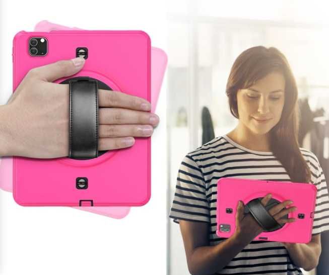 Etui z paskiem i podpórką Galaxy Tab A7 Lite T220 Case Obudowa