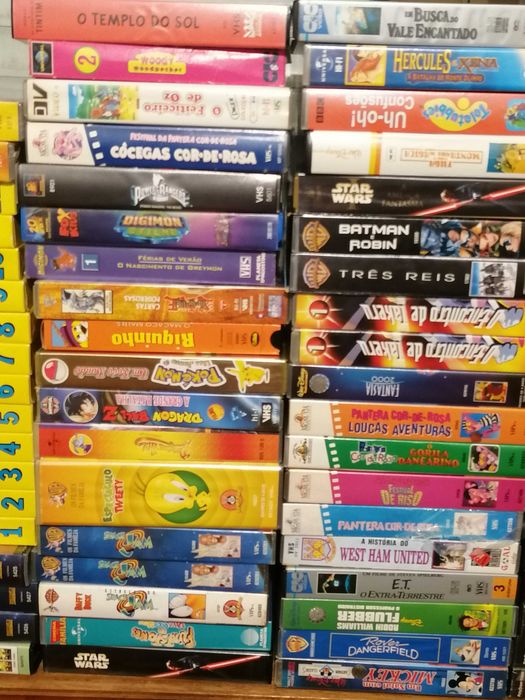 [VHS] Diversas Cassestes Filmes & Desenhos Animados