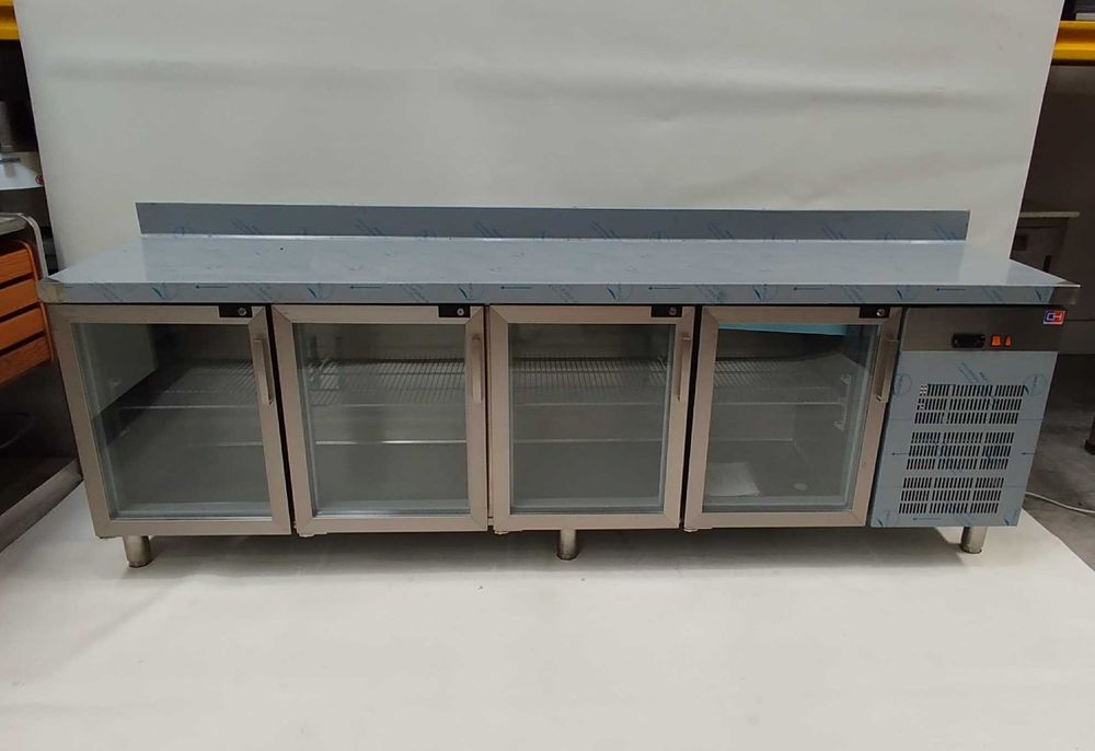 Bancada refrigerada 4 portas Vidro – NOVA