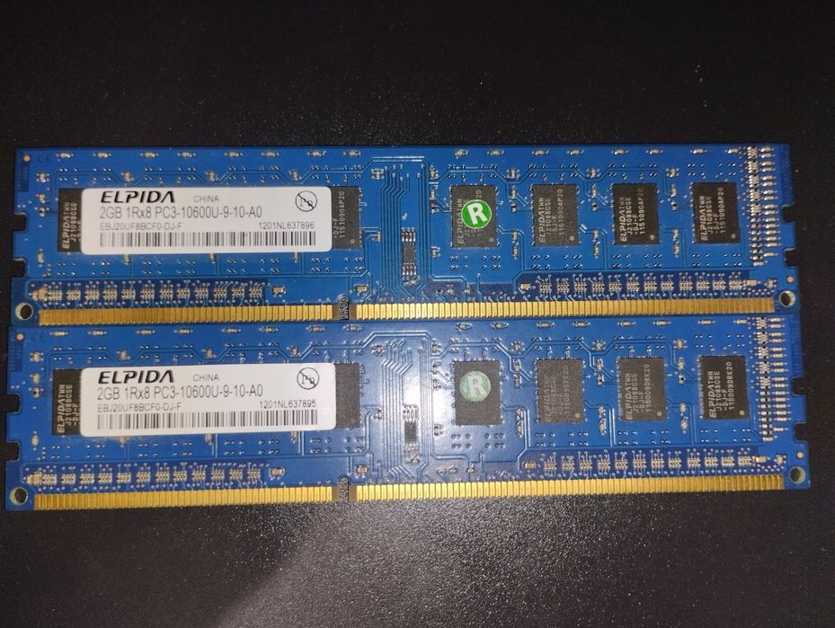 Оперативная память DDR3 4 Гб 2×2