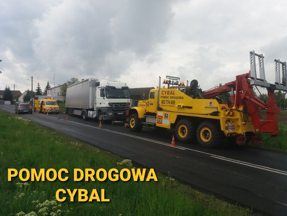 Pomoc drogowa Mobilny serwis holowanie TIR, OSOBOWE bus 24h S5 Leszno