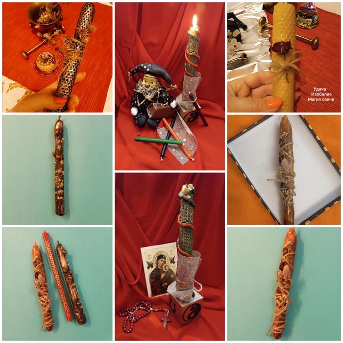 magiczna świeca oczyszczająca