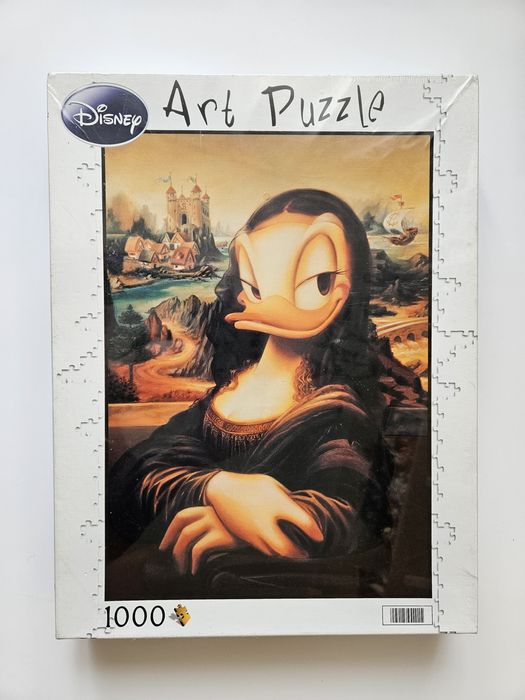 Disney Art puzzle Mona Lisa Daisy 1000 clementoni NOWE
