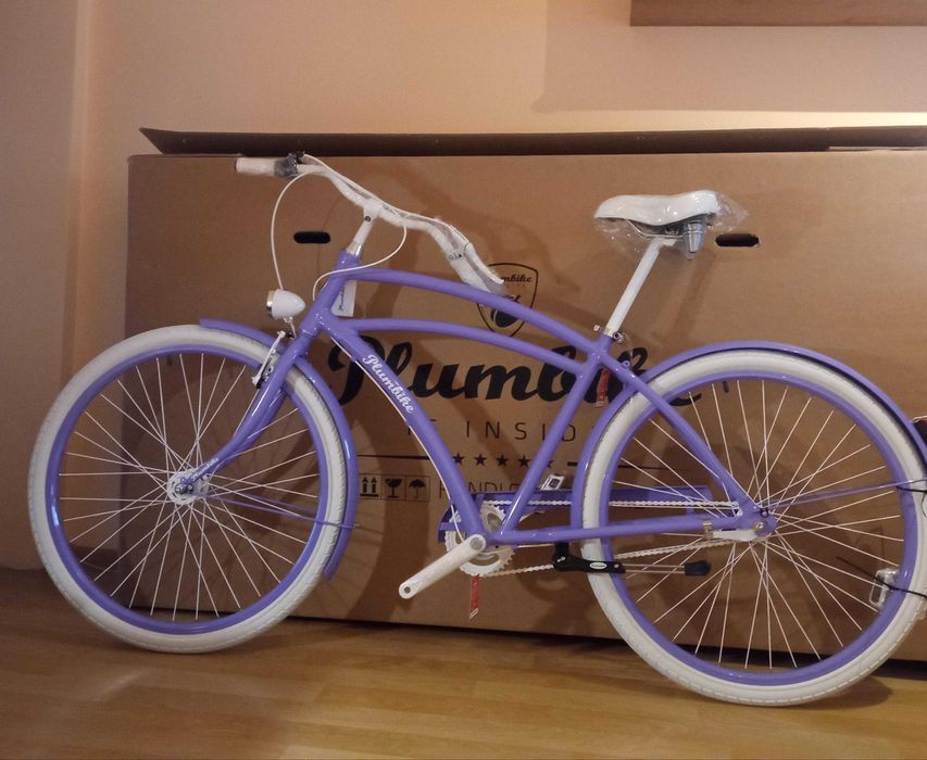Nowy Rower Plumbike Hermes Fioletowy