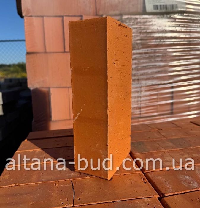 Цегла для мурування печі, груби, каміна (цегла пічна) Кирпич печной