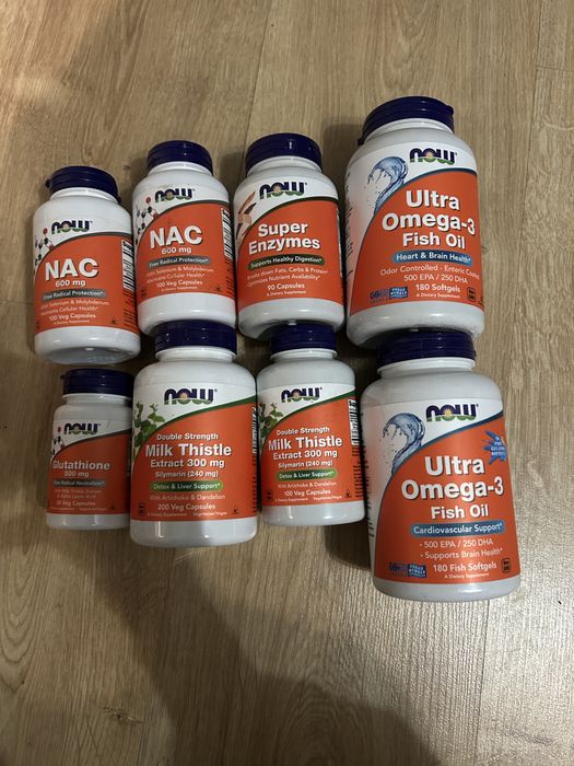Zestaw suplementow "Now Foods”