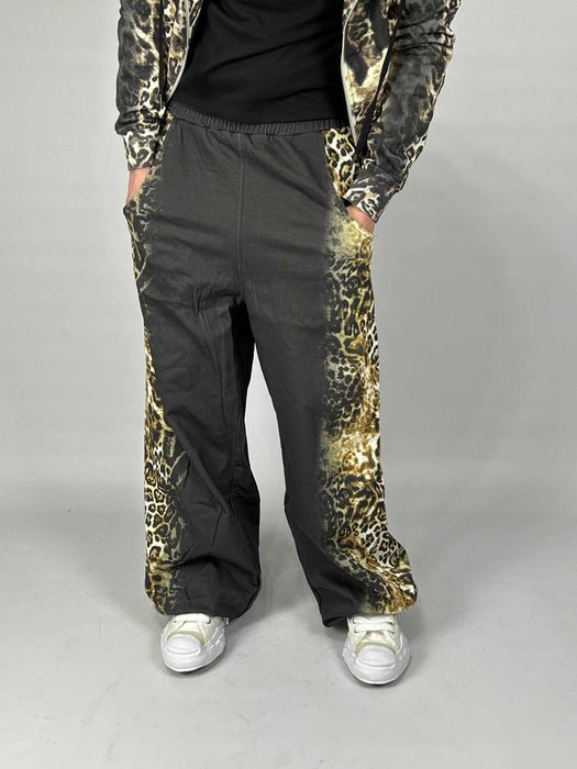 Штани Ksubi Mowalola Trakpant Black Cheetah чорні sweatpants штаны