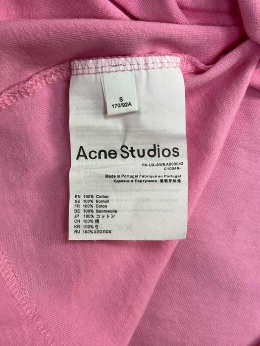 Acne Studios STOCKHOLM 1996 лонгслів лонгслив футболка рожева S M.