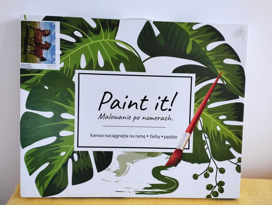 Obraz do malowania po numerach. Konie