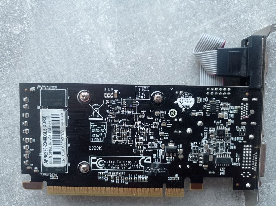 Відеокарта AFOX Radeon R5 220 2GB DDR 3
