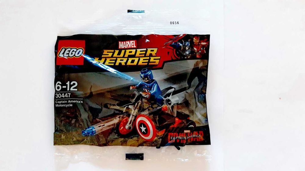 Lego Marvel 30447 Captain America's Motorcycle polybag selado