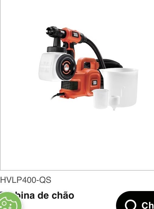 Pistola de pintura eletrica Black&Decker