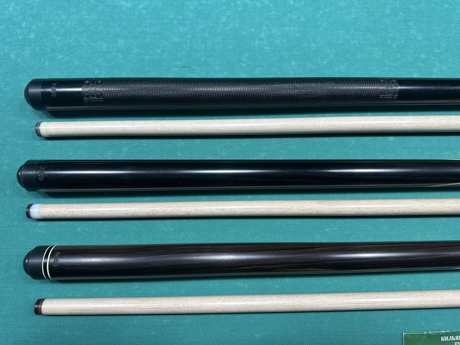 Бильярдный кий Каюкова эбен и макассар