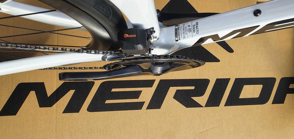 Merida REACTO 5000 Nowy rower 2026 Perła Shimano 105 Di2 S, M karbon