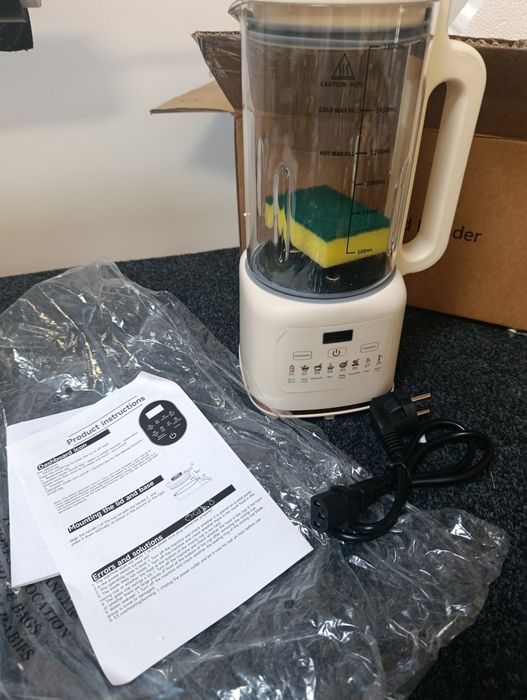 Nowy Blender Kielichowy WIFER – 8 Programów, Gotuje i Miksuje