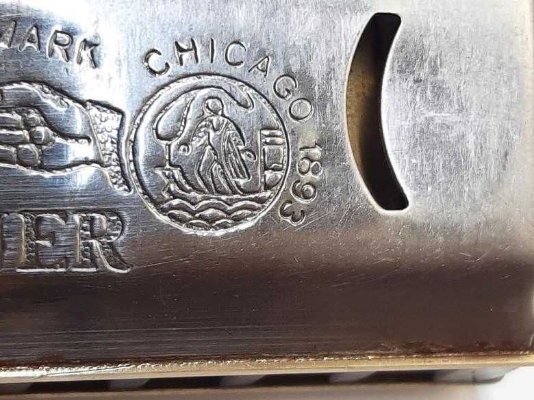 Губная гармошка M.HOHNER- PARIS 1900 TRADE MARK CHICAGO 1893