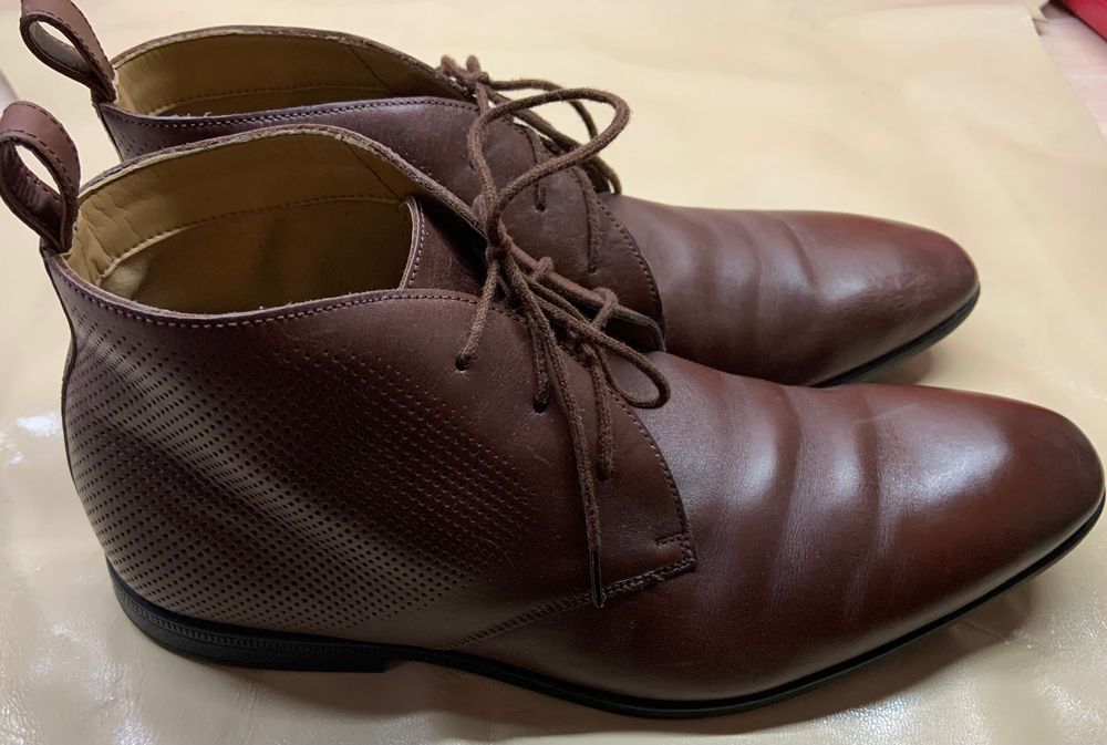 Чоловічі шкіряні черевики нові, 41.5р.
