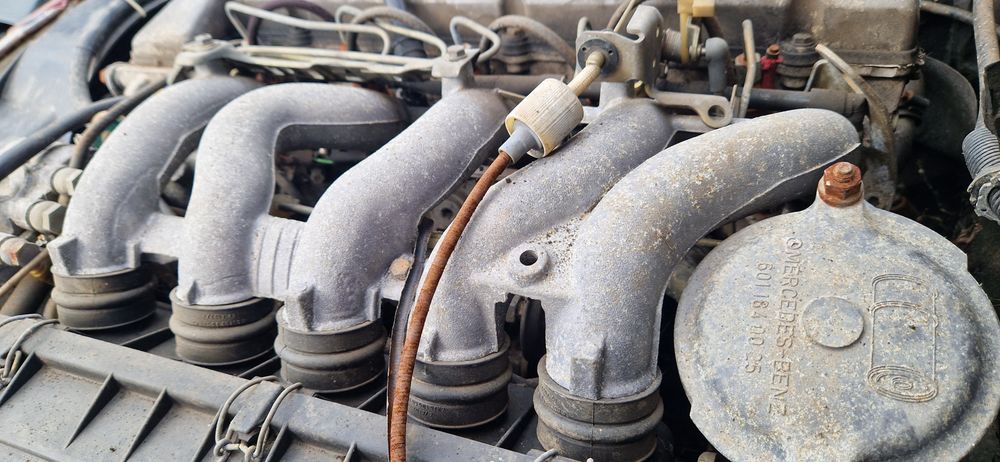 Silnik Kompletny Sprawny Jeżdżący Mercedes W124 2.5D Wolnossący BDB STAN  GWARANCJA