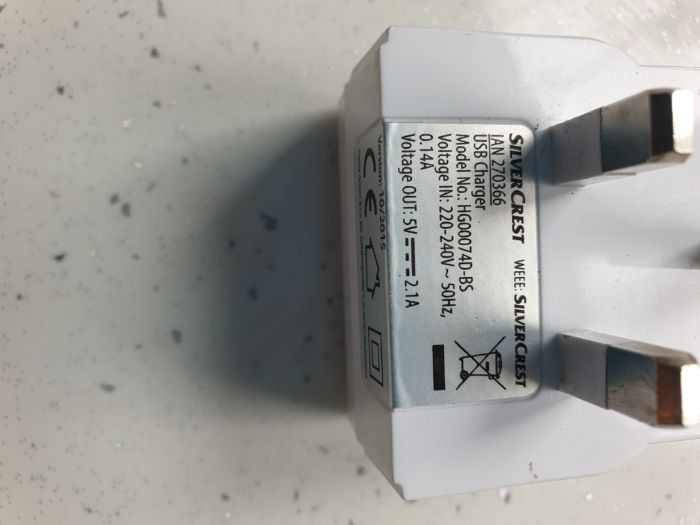 Ładowarka UK Angielska USB