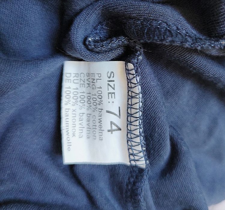 Pajac niemowlęcy piżamka 74