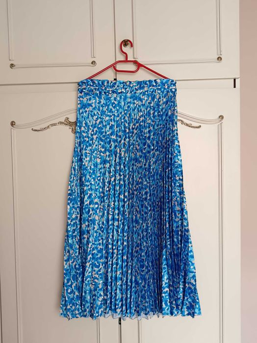 Nowa spódnica Amisu niebieska długa plisowana