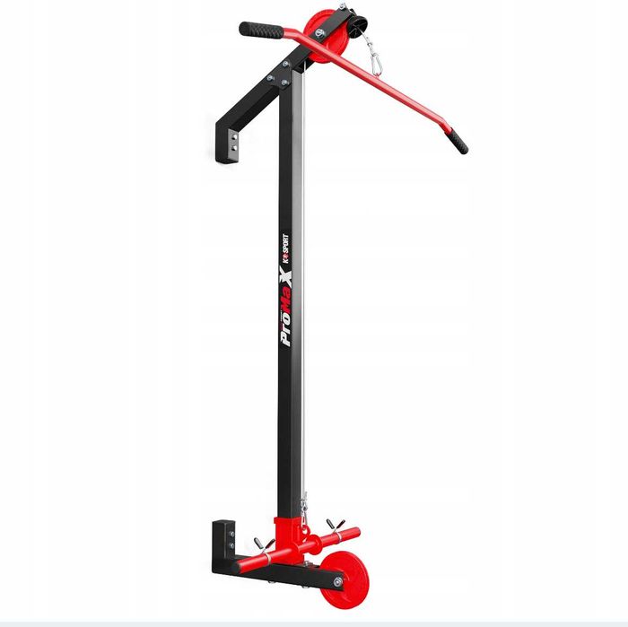 Wyciąg górny i dolny do ćwiczeń mocowany do ściany Atlas Brama Drążek