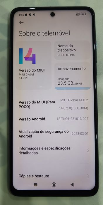 Poco x3 pro 256GB