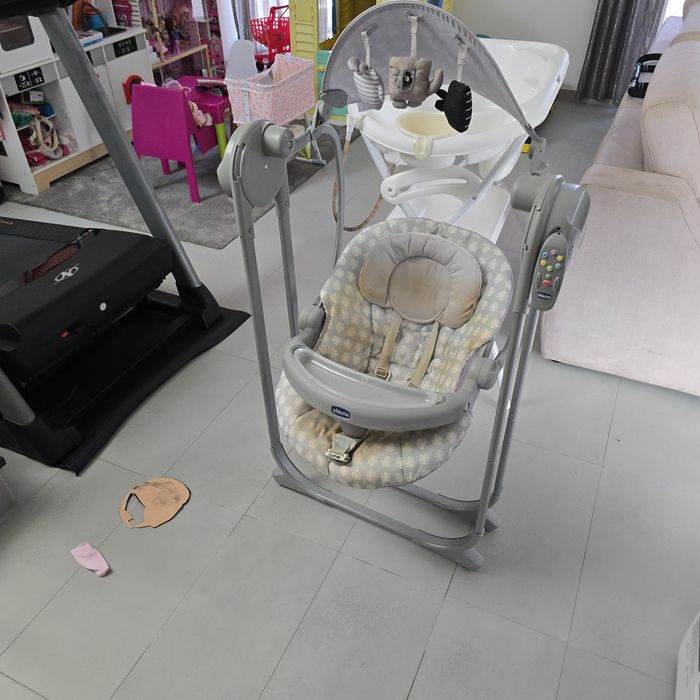 Chicco Next2Me + Polly Swing Up + Banheira CAM – Conjunto Bebé