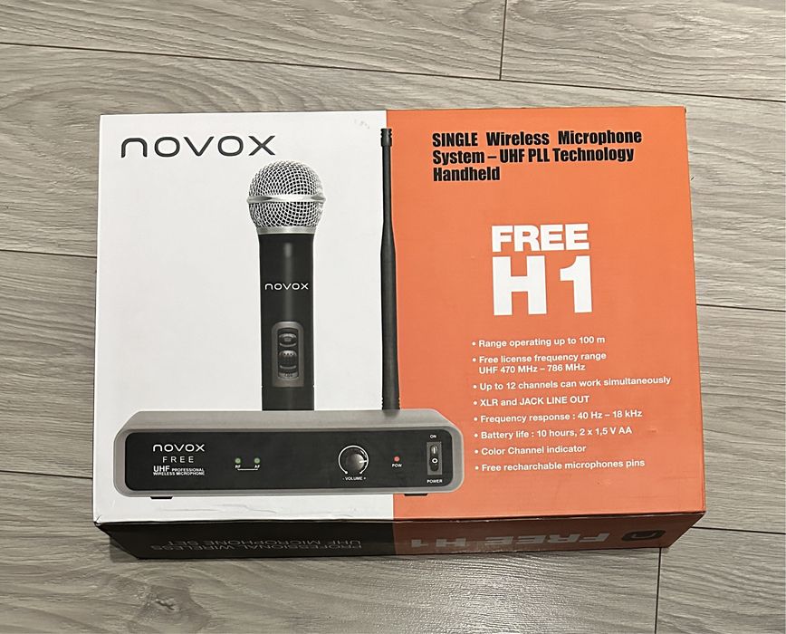 Mikrofon bezprzewodowy novox free h1