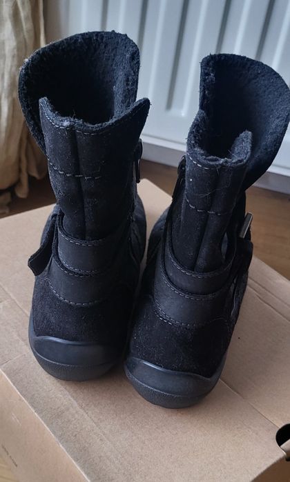 ECCO  kozaczki botki, czarne kozaki rozm. 33