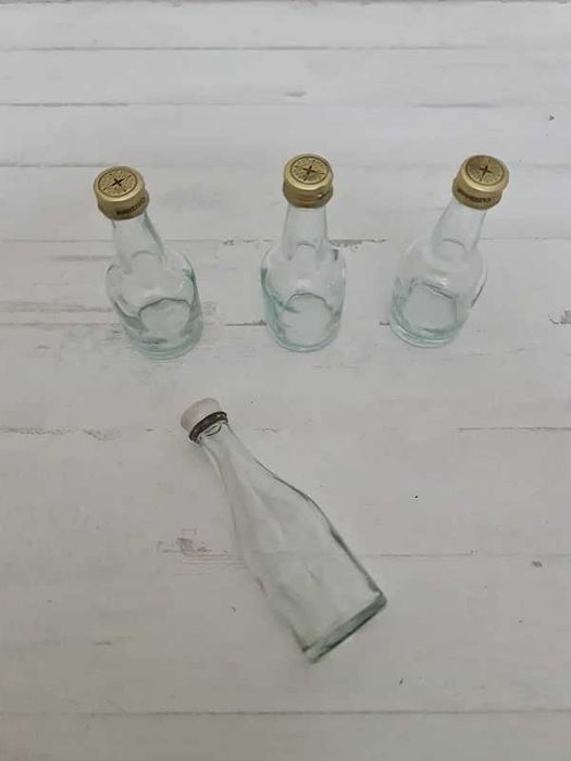 Coleção Conjunto Lote Pack Garrafas Vidro Pequenas Amostras Vintage