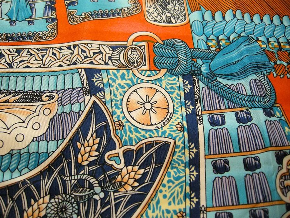 Chusta apaszka 90/90 Hermes orange