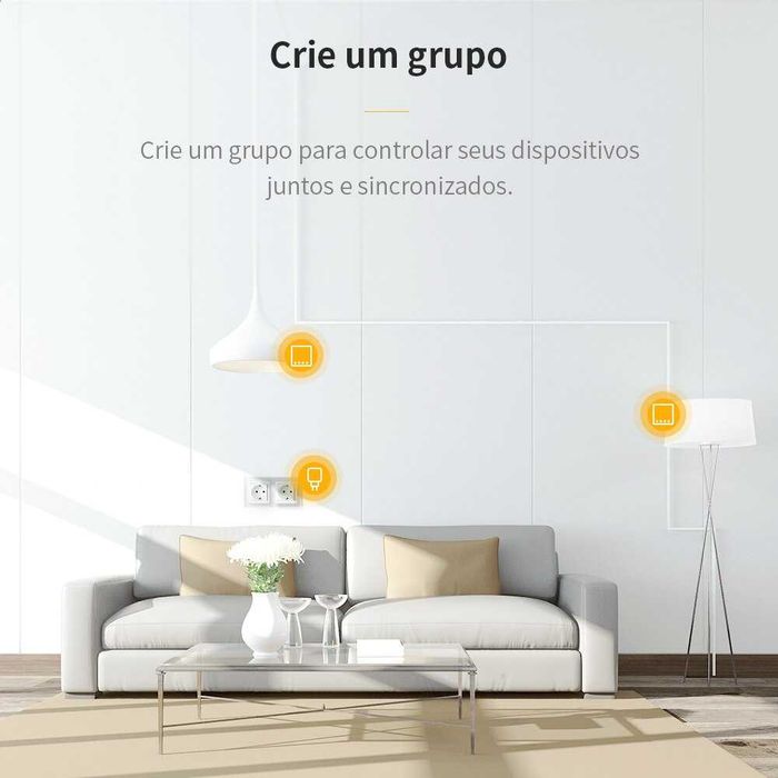 PACK 4x Tomada Wifi com medidor energia 16A Google, Alexa, Tuya