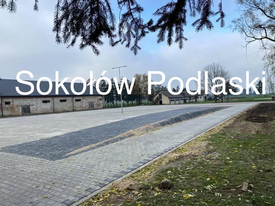 Ukladanie kostki brukowej przemysłowej / System 3D