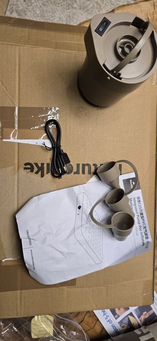 Materac samopompujący dwuosobowy na USB 200x150x25cm pompka w zestawie