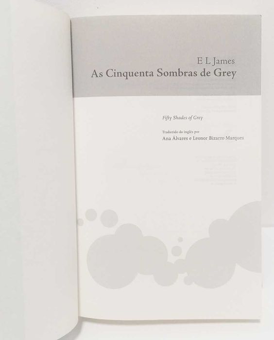As Cinquenta Sombras de Grey, de E L James