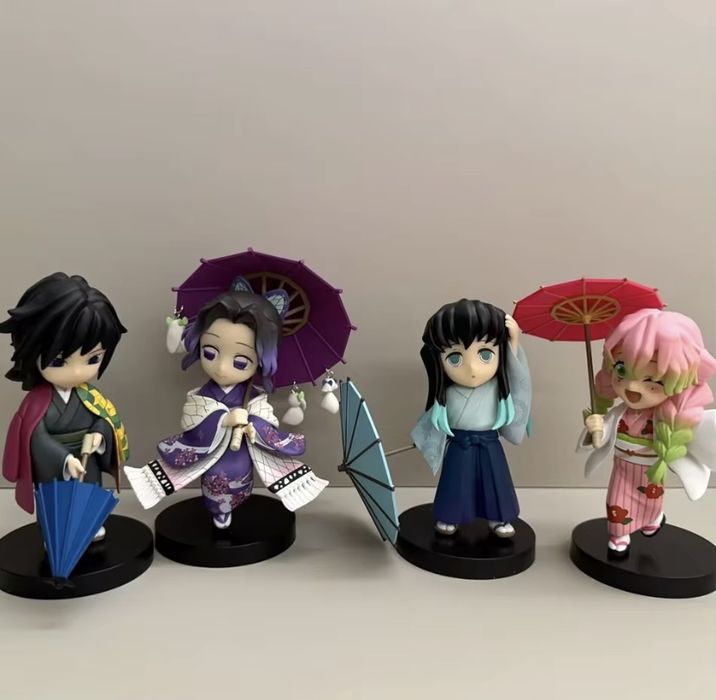 Аніме-фігурка Demon Slayer Kimetsu No Yaiba, лялька/фігурка Tanjiro Nezuko Zenitsu, серія Plum Rain