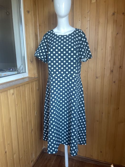 Плаття в горох з піджачком 52р