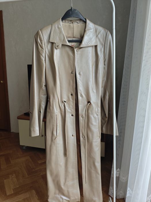 Натуральна шкіра, плащ