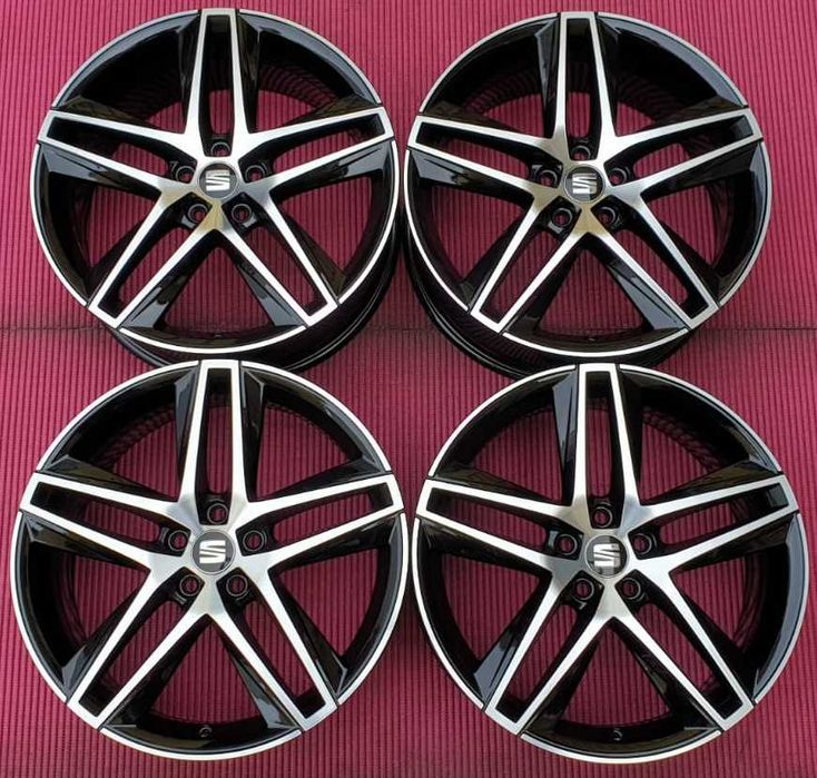 3697-Jantes 18 5x100 Originais Seat Ibiza, tbm para VW