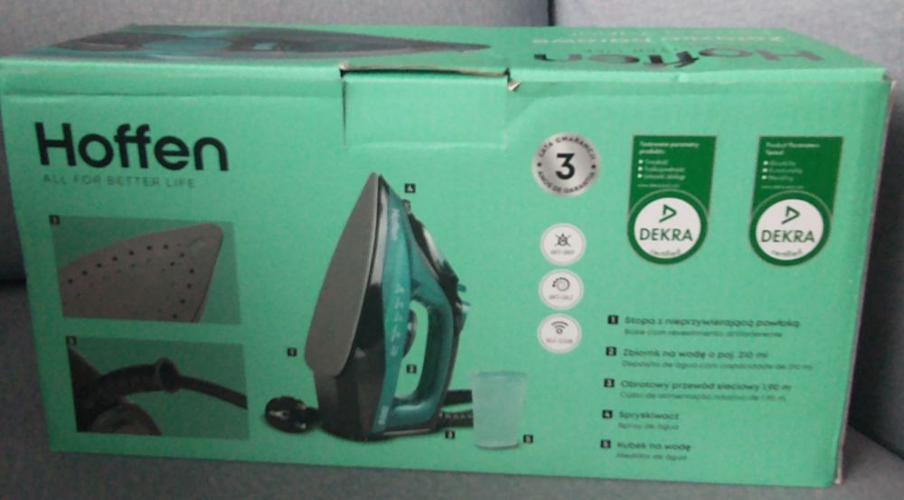 Nowe żelazko parowe Hoffen 2000W