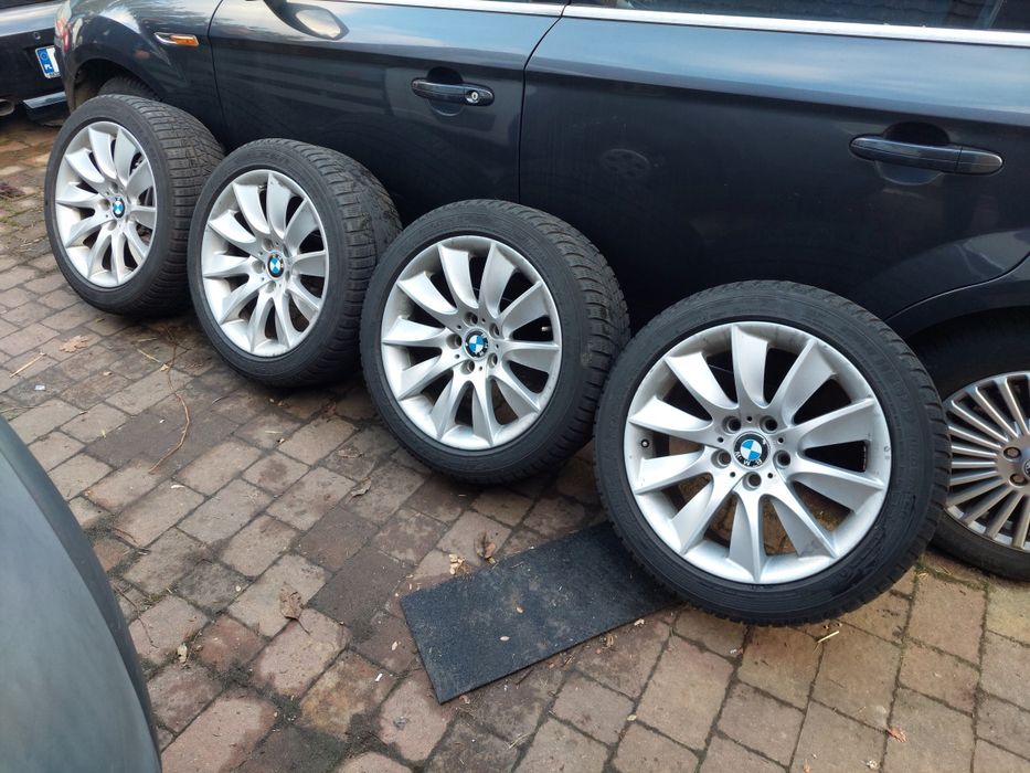 Alufelgi Bmw opony zimowe runflat 5x120 18"
