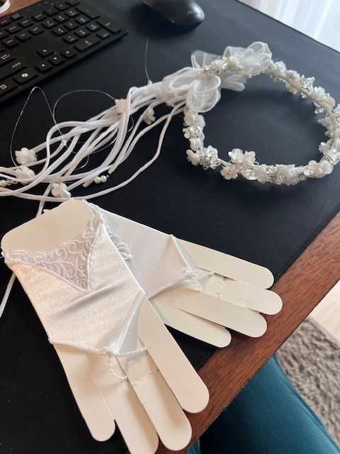 alba - sukienka komunijna + DODATKI